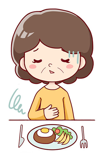 胃もたれイメージ
